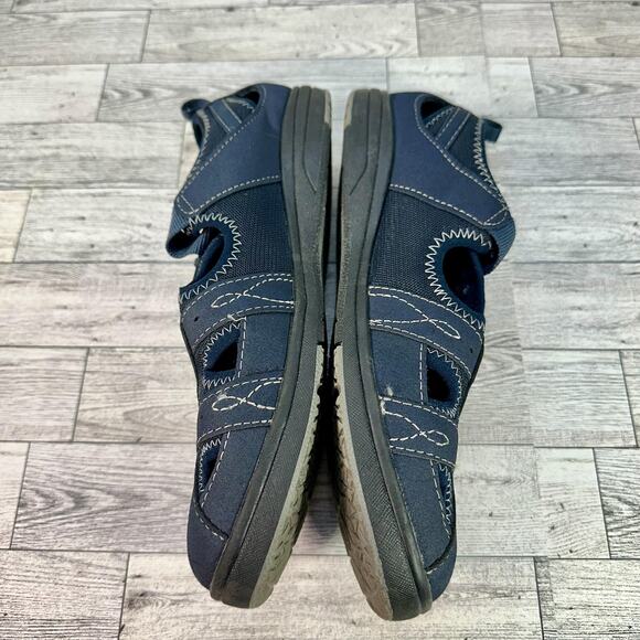 Earth Origins Shoes Womens Size 10 Navy Eliah Mary Jane Comfort Sandals Walking - Picture 6 of 15